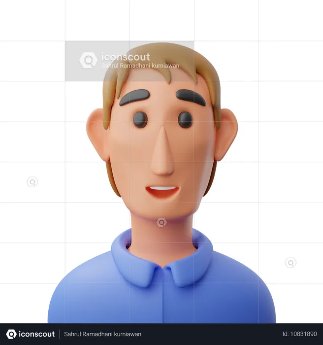 Worker avatar  3D Icon