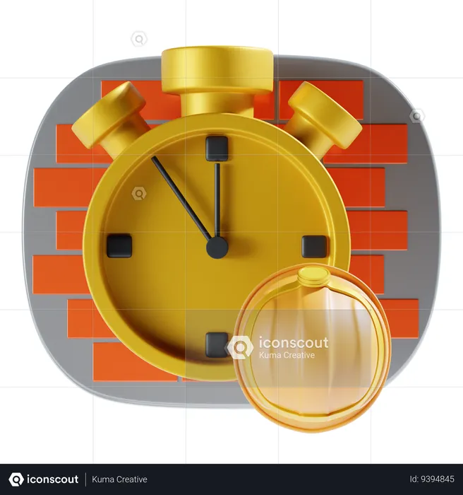 Working Hours  3D Icon