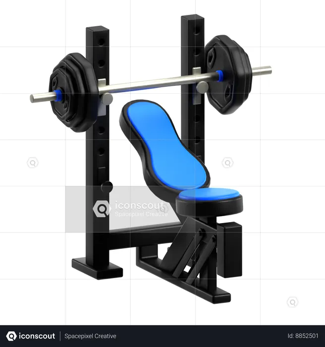 Workout Bench  3D Icon