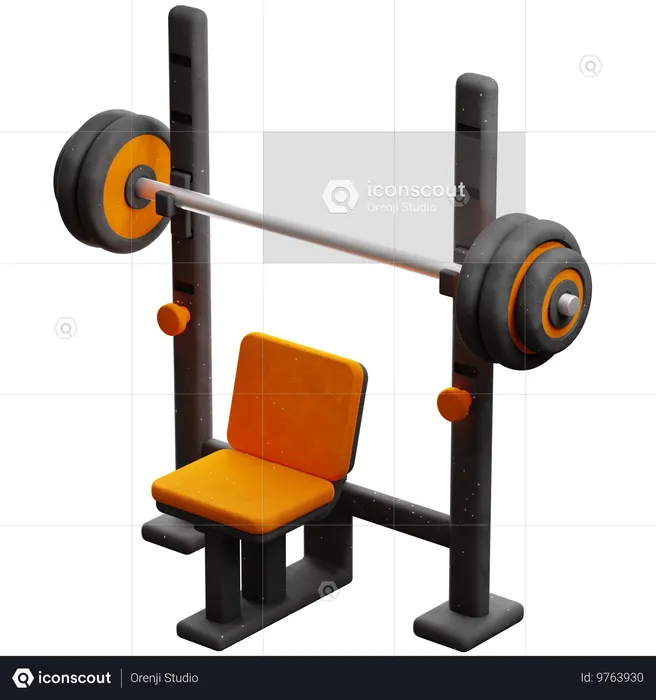 Workout Bench  3D Icon