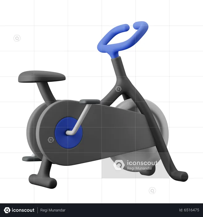 Workout Bike  3D Icon