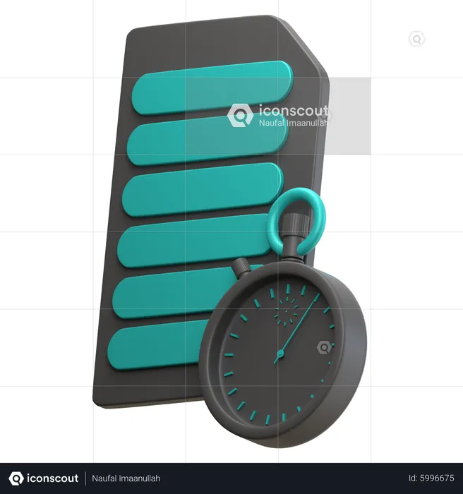 Workout Timer  3D Icon