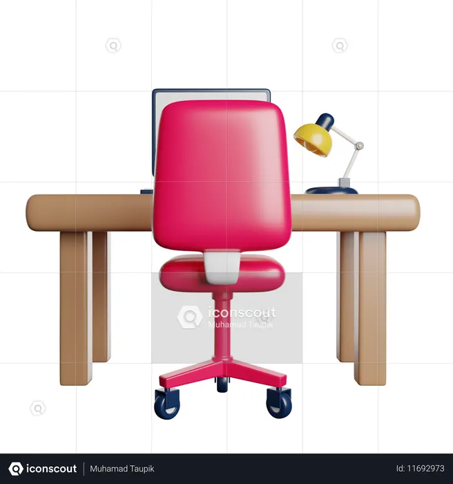Workplace  3D Icon