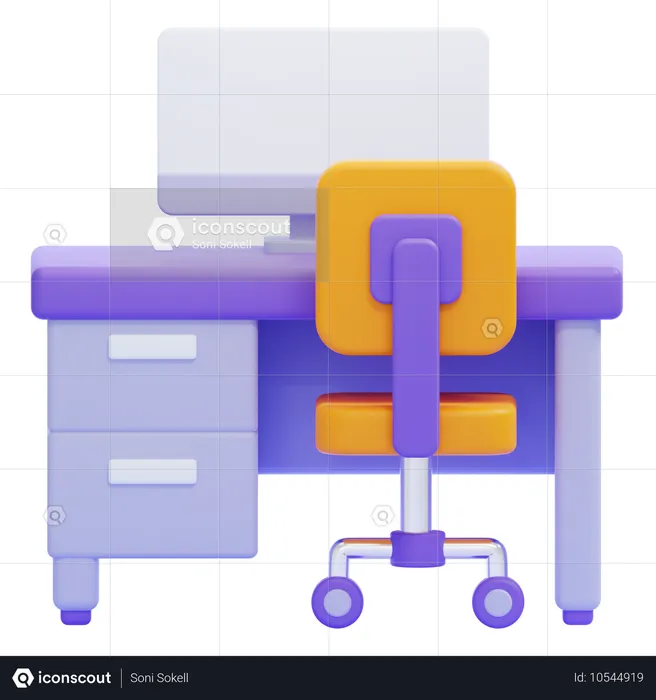 Workspace  3D Icon