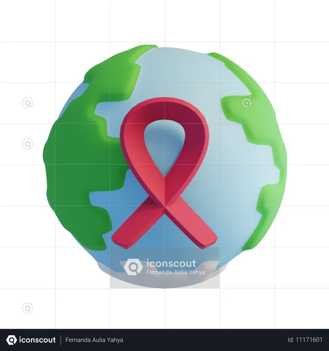 World Cancer Day  3D Icon