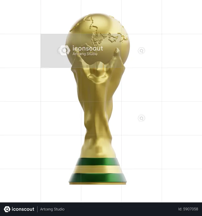 World Cup Trophy  3D Icon