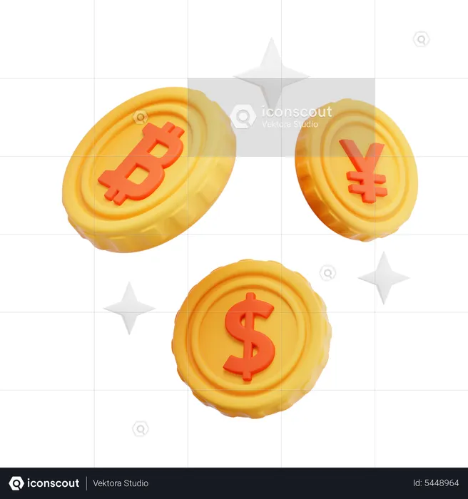 World Currency  3D Icon
