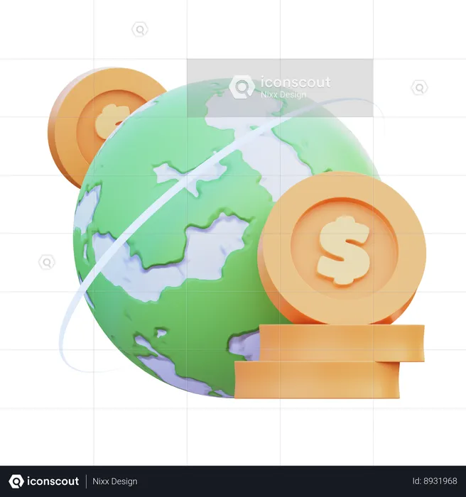 World Finance  3D Icon