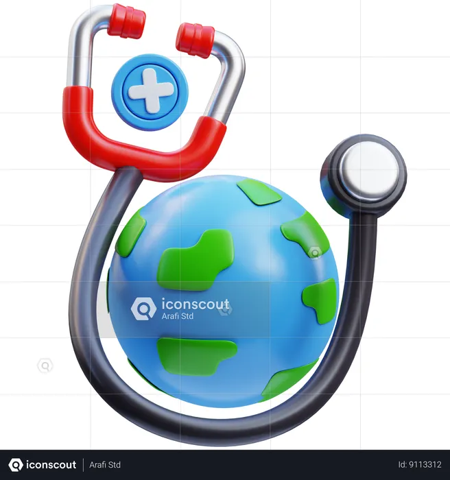 World_health_day  3D Icon