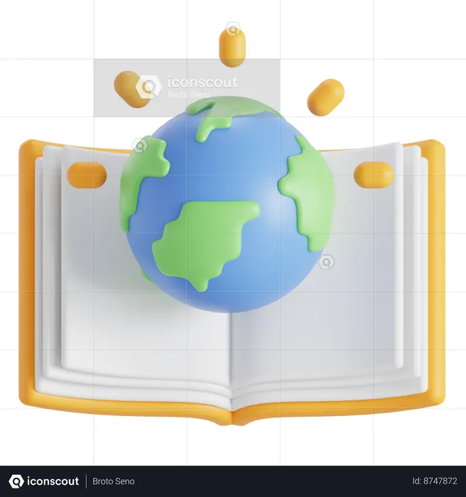 World knowledge  3D Icon