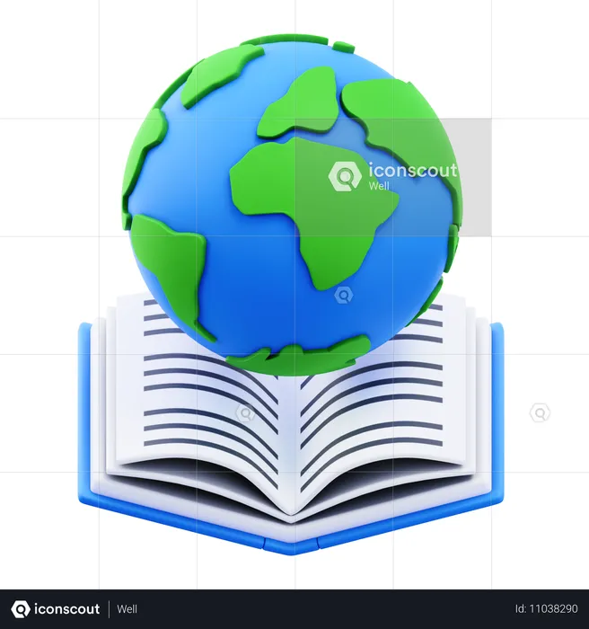 World Knowledge  3D Icon