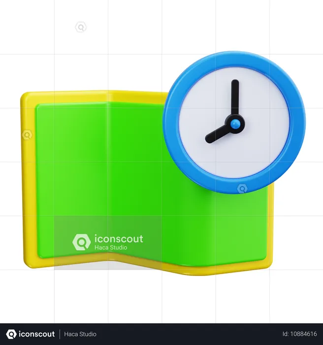 World Time Zone  3D Icon