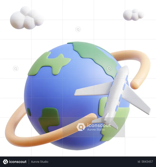 World Tour  3D Icon