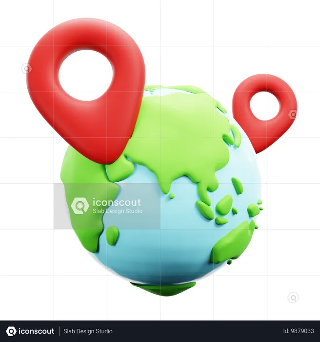 World tourism  3D Icon