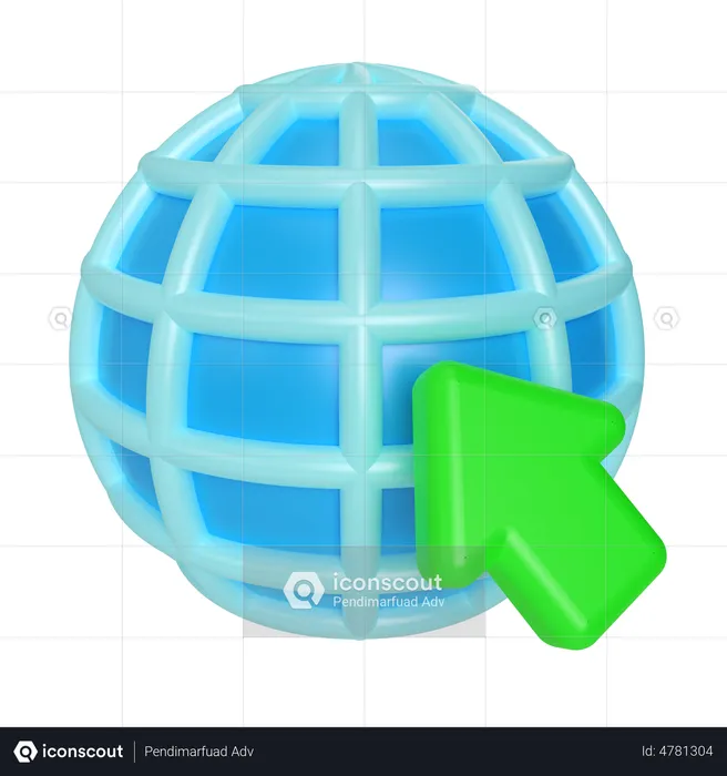 World Wide Web  3D Illustration