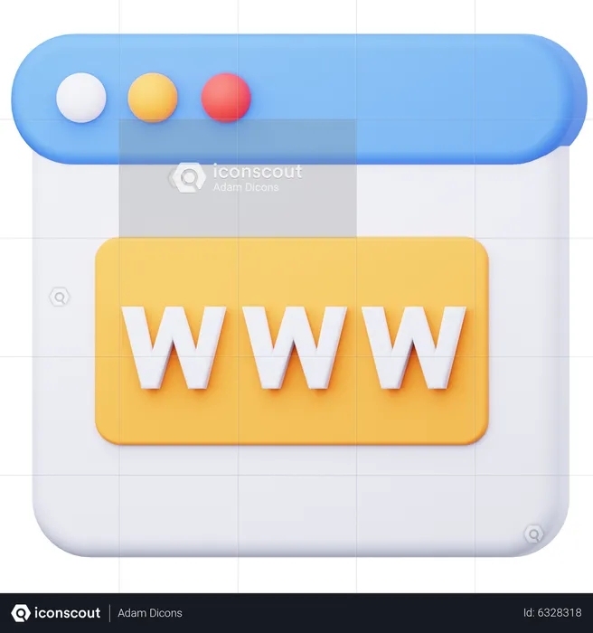 World Wide Web  3D Icon