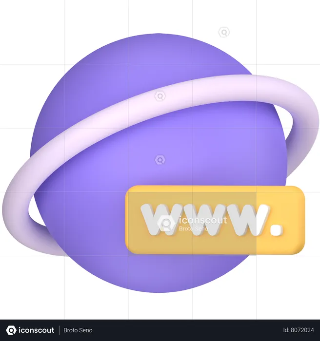 World wide web  3D Icon