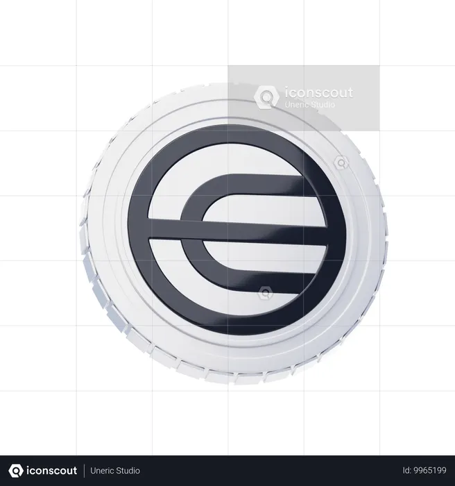 Weltmünze  3D Icon