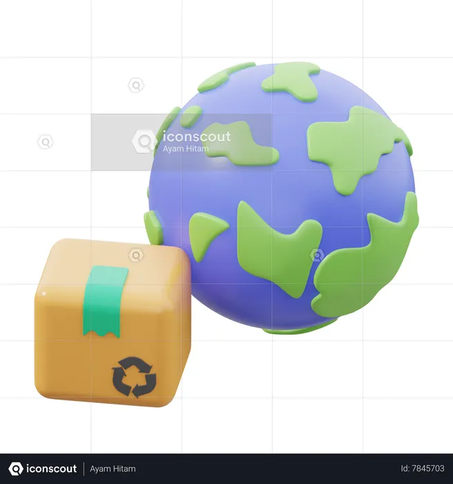 Worldwide Delivery  3D Icon