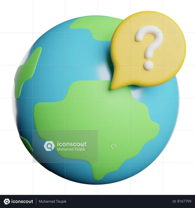 Worldwide Quiz  3D Icon
