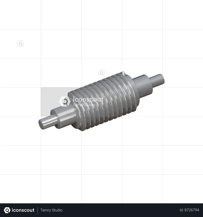 Worm gear  3D Icon
