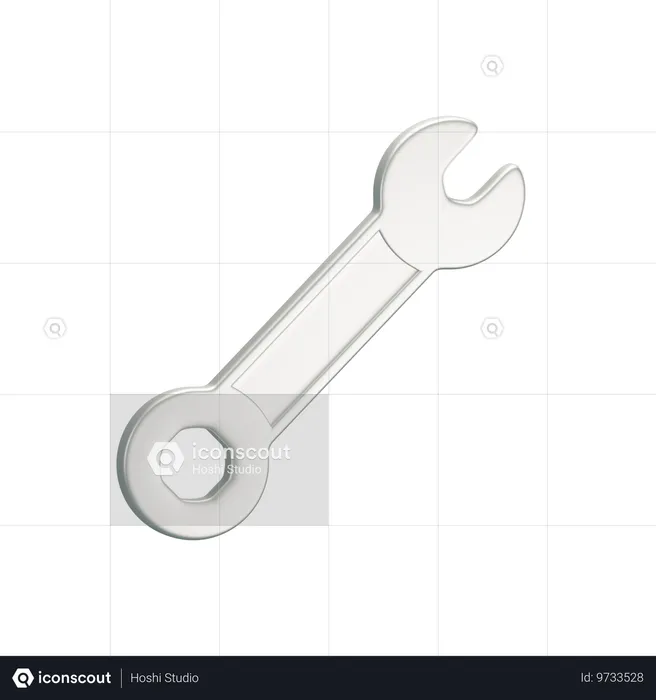 Wrench  3D Icon