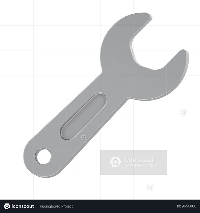 Wrench  3D Icon