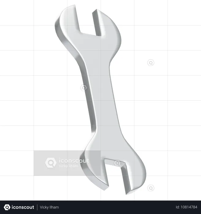 Wrench  3D Icon