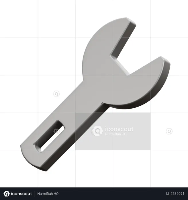 Wrench  3D Icon