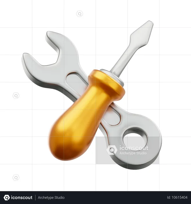 Wrench  3D Icon