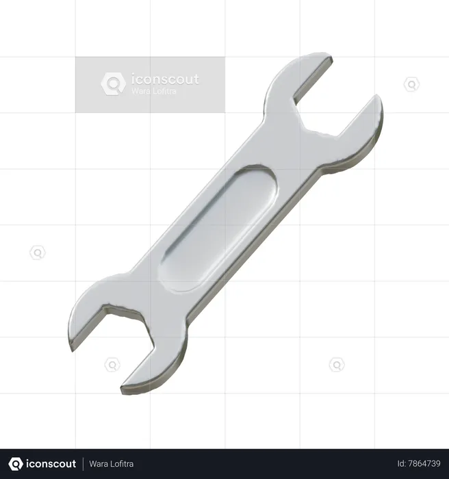 Wrench  3D Icon