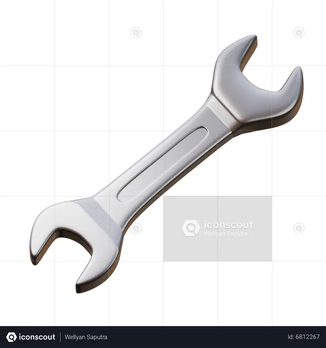 Wrench  3D Icon