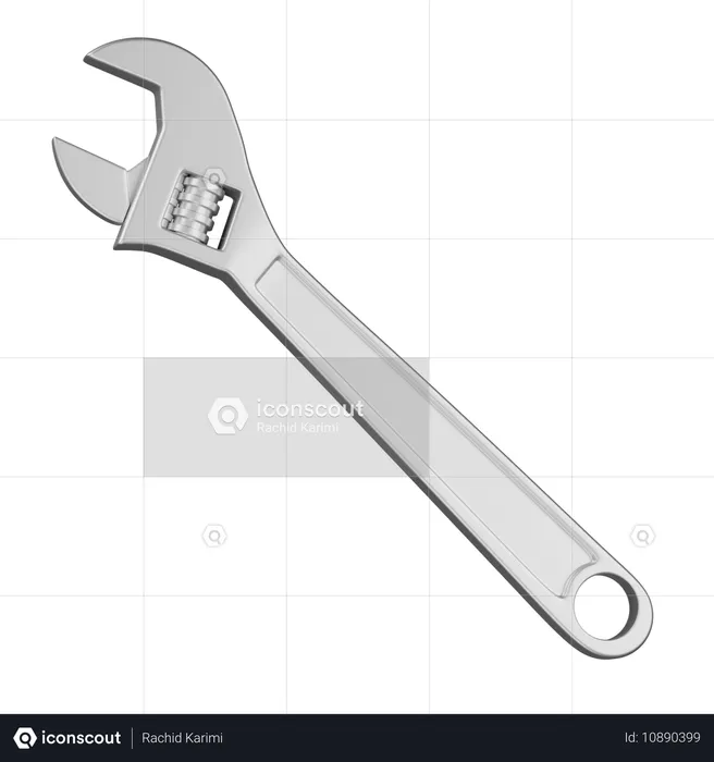 Wrench  3D Icon