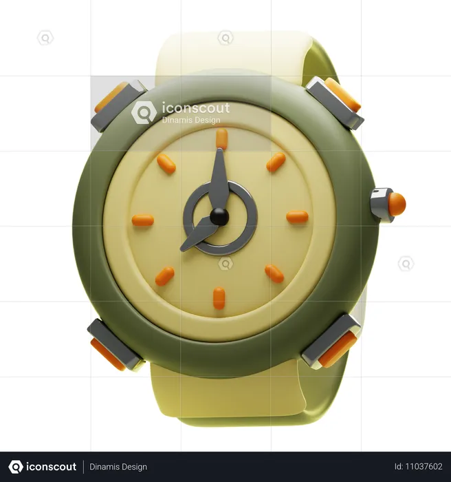 WRISTWATCH  3D Icon