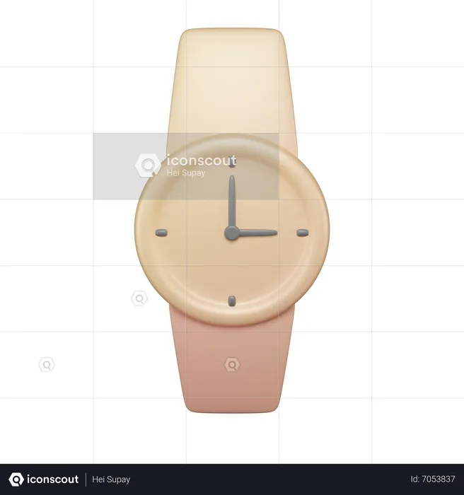 Wristwatch  3D Icon