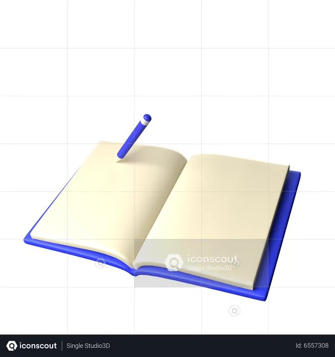 Writing  3D Icon