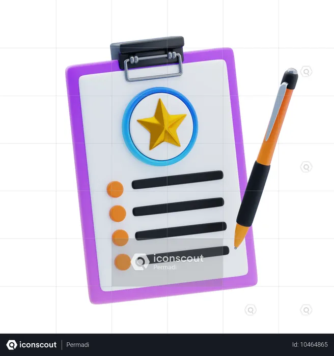 Written Review  3D Icon