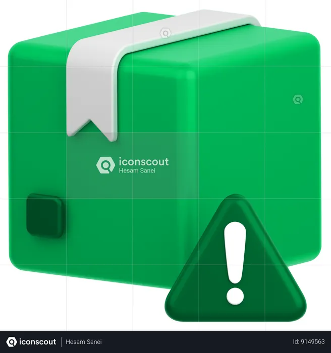 Wrong Parcel  3D Icon
