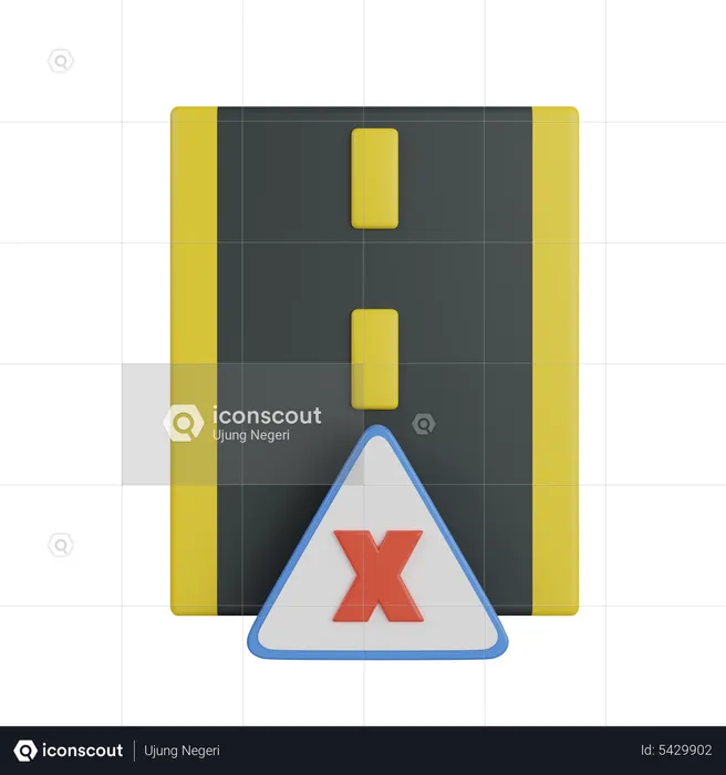 Wrong Way  3D Icon