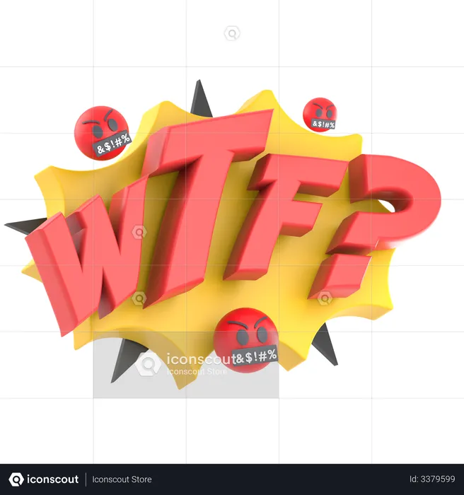 WTF  3D Illustration