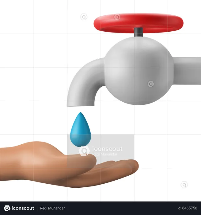 Wudhu Ablution  3D Icon