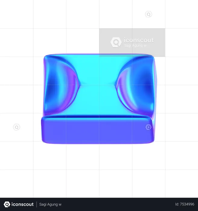 Würfel abstrakt form  3D Icon