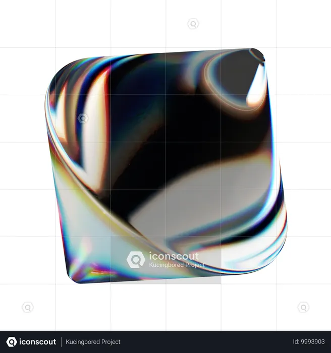 Abstrakte Form  3D Icon