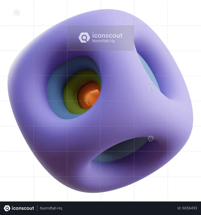 Würfel abstrakt form  3D Icon