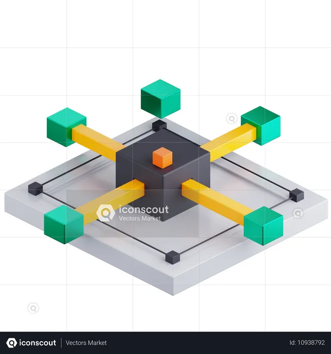 Würfelmodellierung  3D Icon