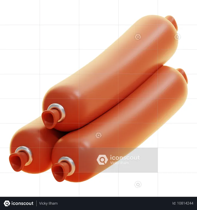 Wurst  3D Icon