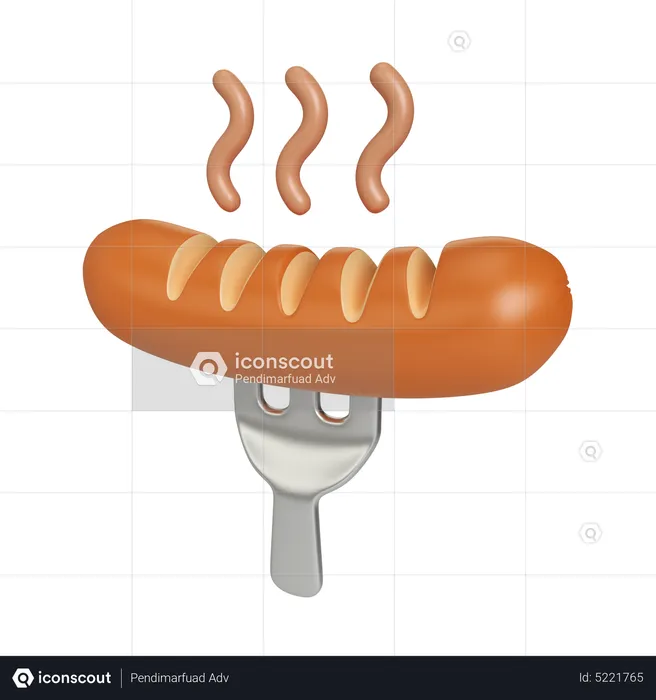 Wurst  3D Icon