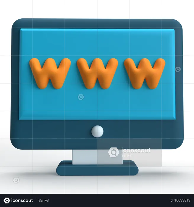 Www  3D Icon