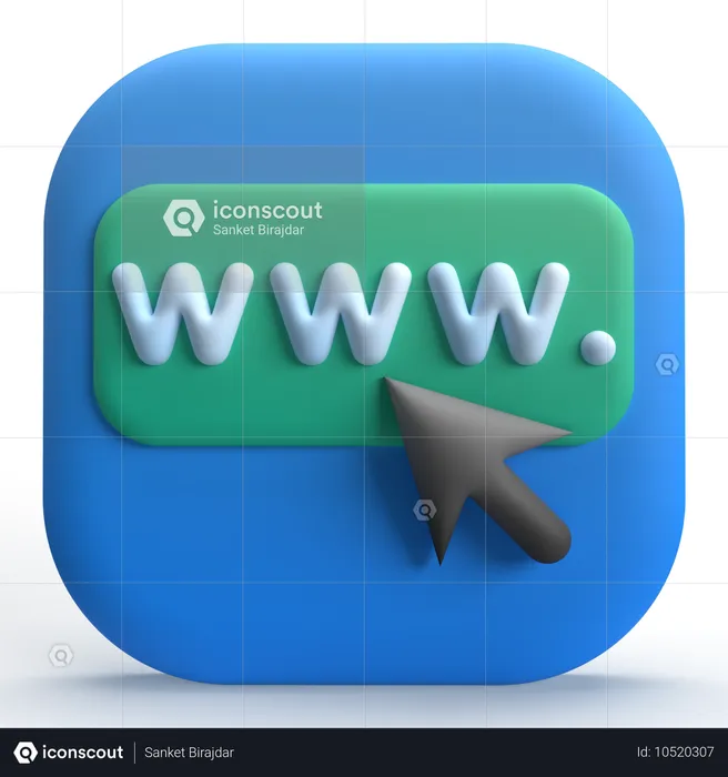 Www  3D Icon