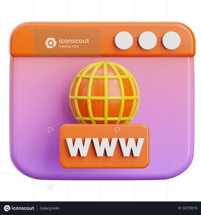 Www  3D Icon